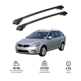 KIA CEED SPORTSWAGON 2007-2012 TRX1 Thunder Carrier Barres transversales pour galerie de toit de voiture, 2 barres